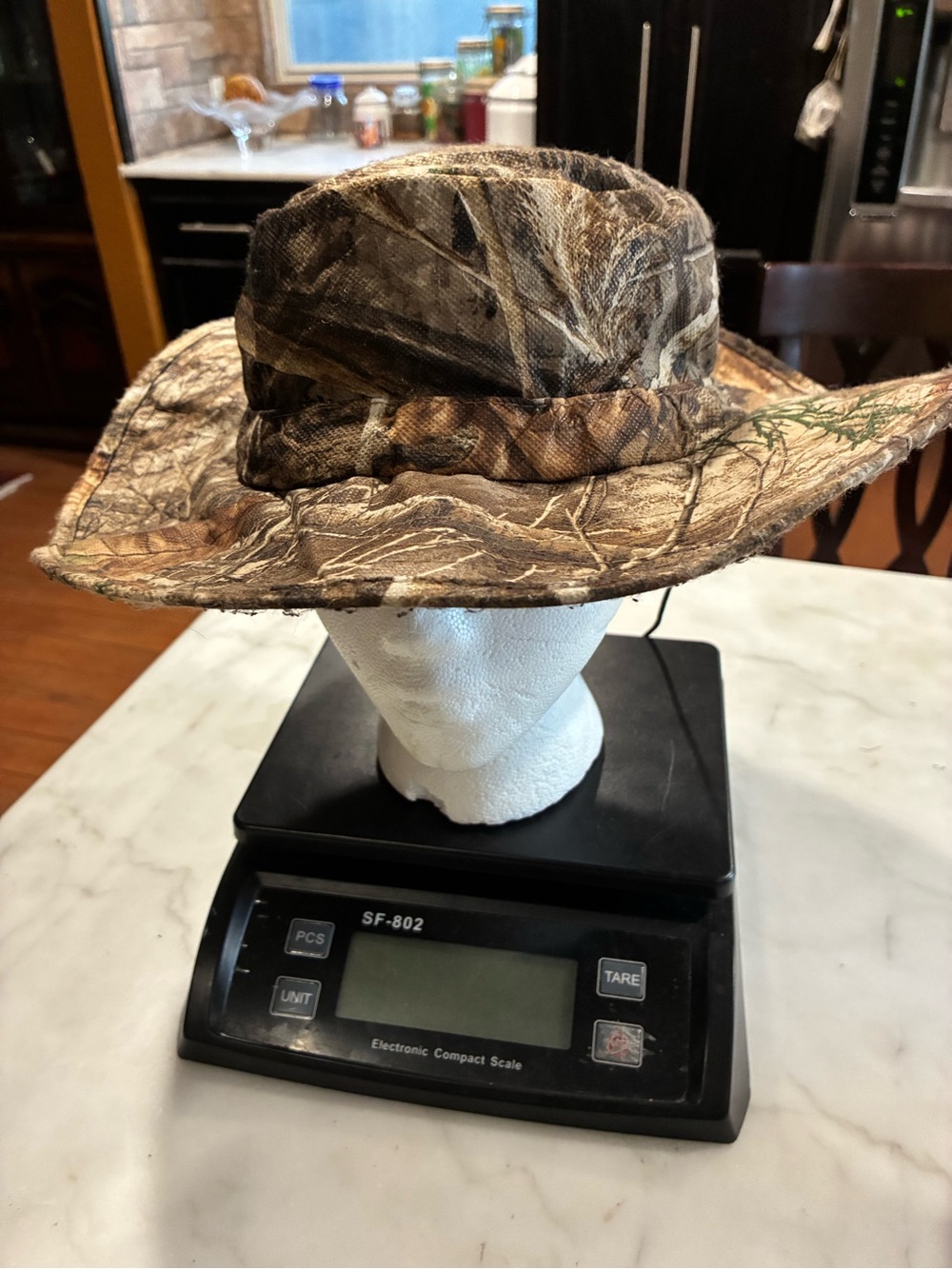 Camo Wide-Brim Outdoor Bucket Hat